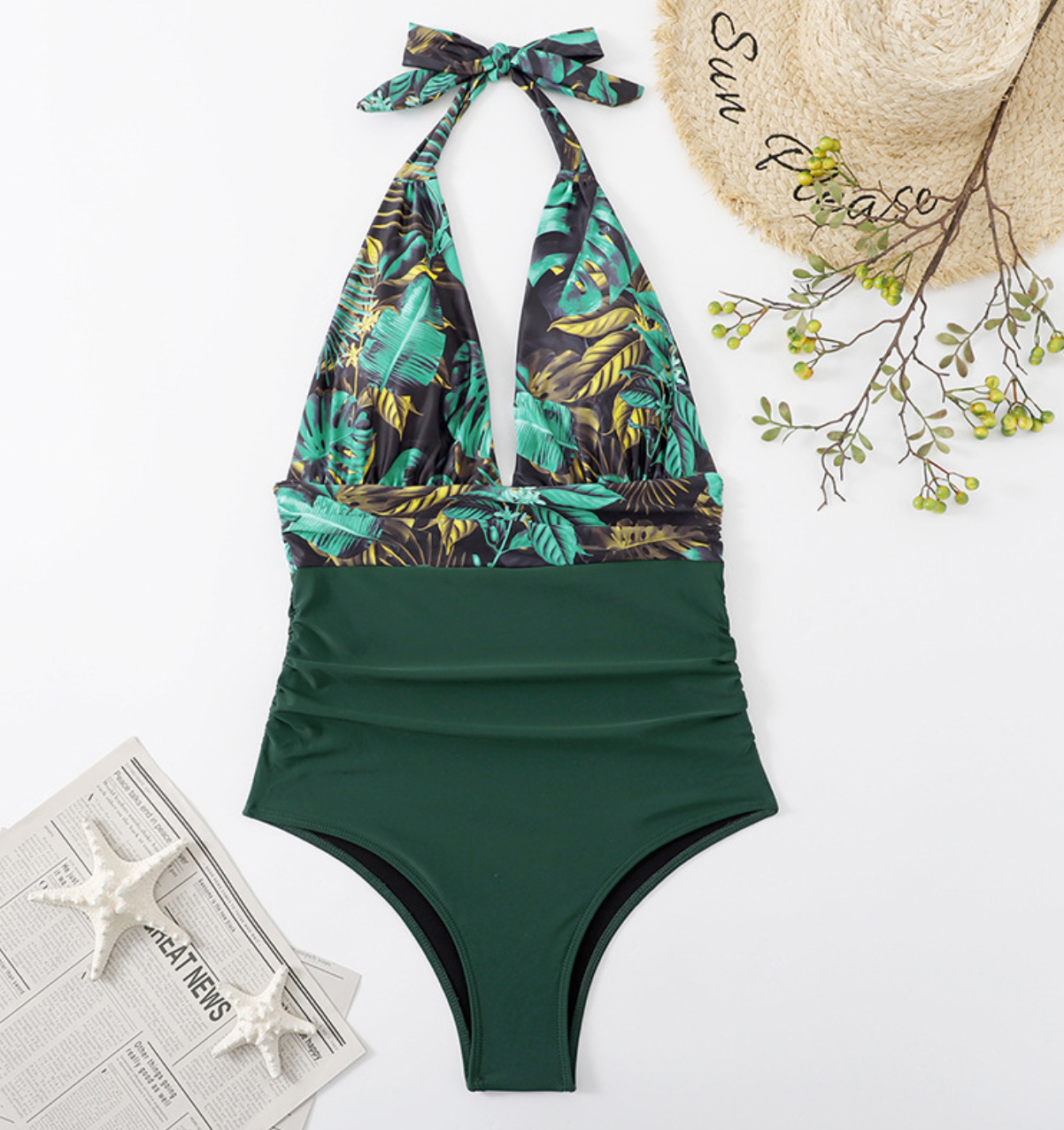 Navy - Bikini One Piece