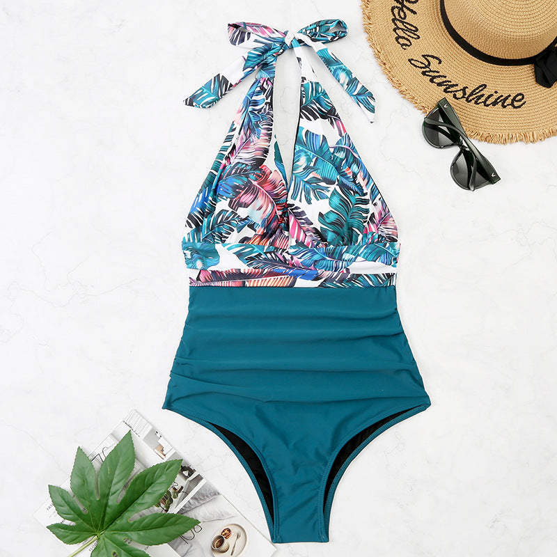 Navy - Bikini One Piece
