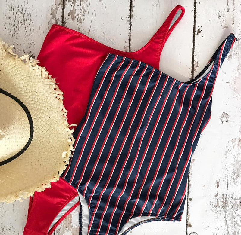Francisca - One-shoulder Bikini One Piece