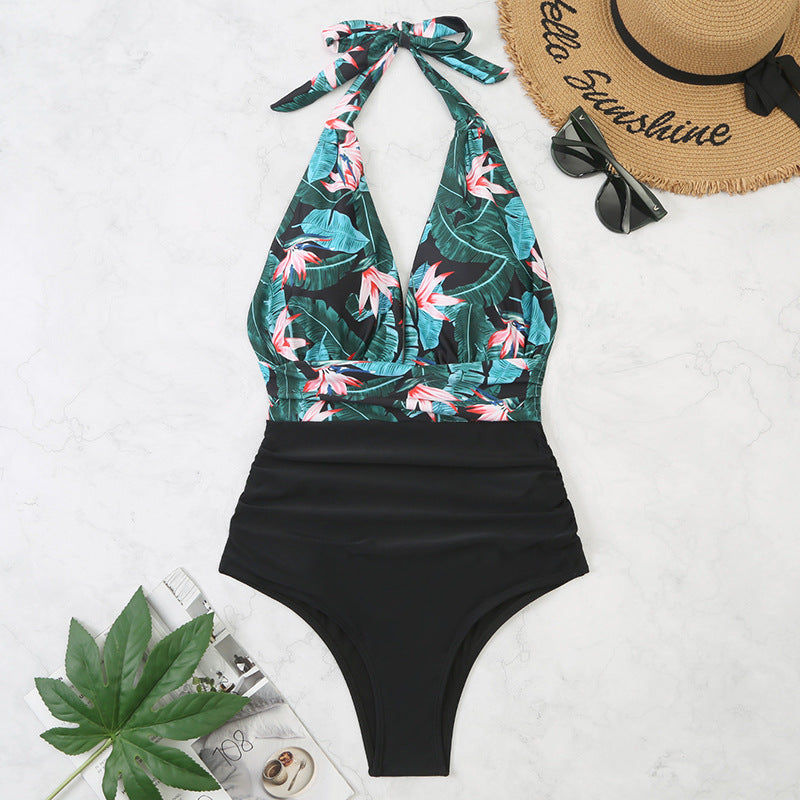 Navy - Bikini One Piece